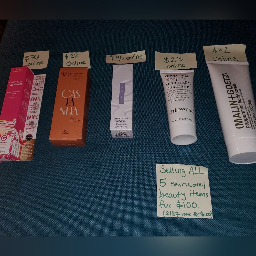 New Skincare/Beauty Bundle - 5 Items For $100 ($187 Value)